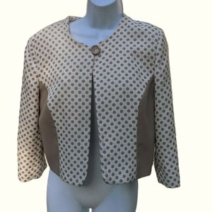 DANILLO Women White Jacket Size 8